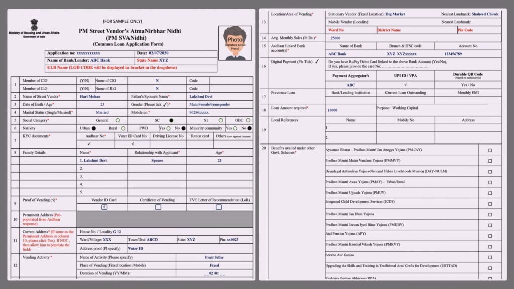 PM SVAnidhi yojana