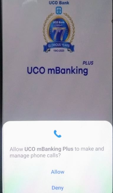 UCO bank mobile banking