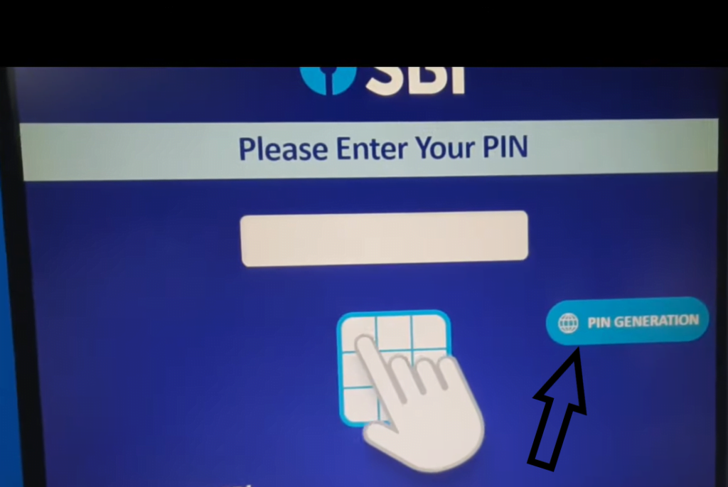 SBI ATM pin generation online