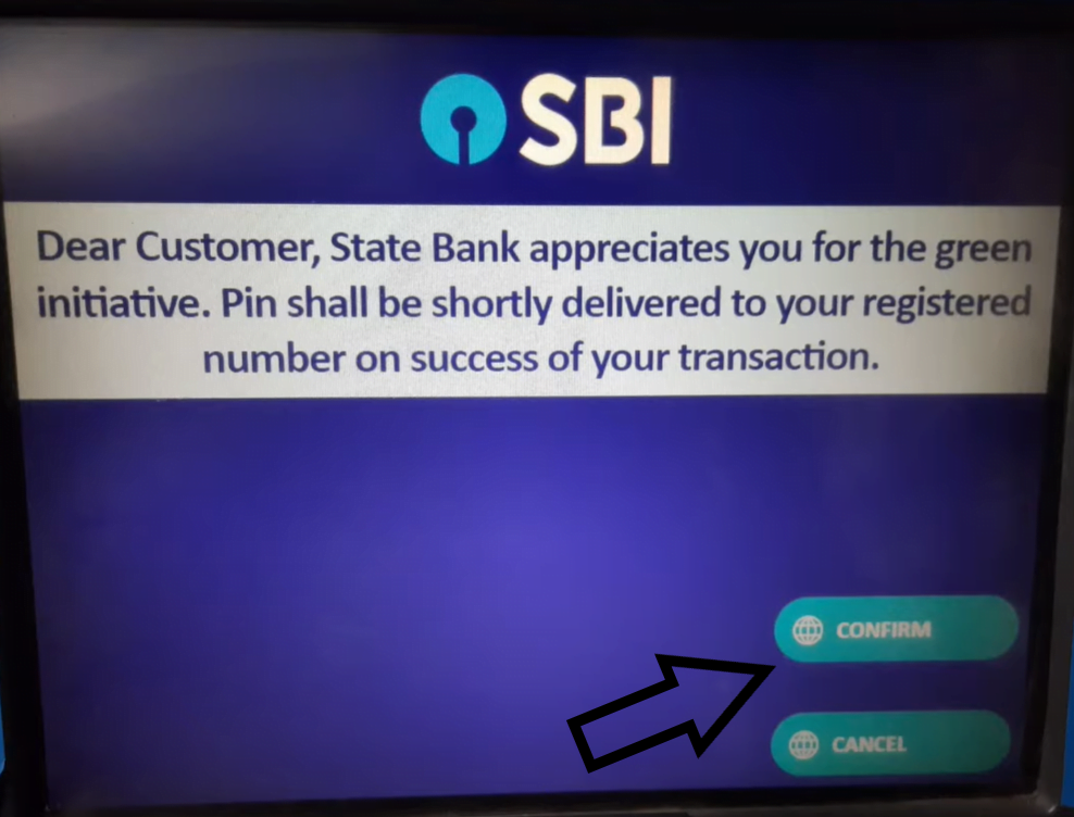 SBI debit card activation