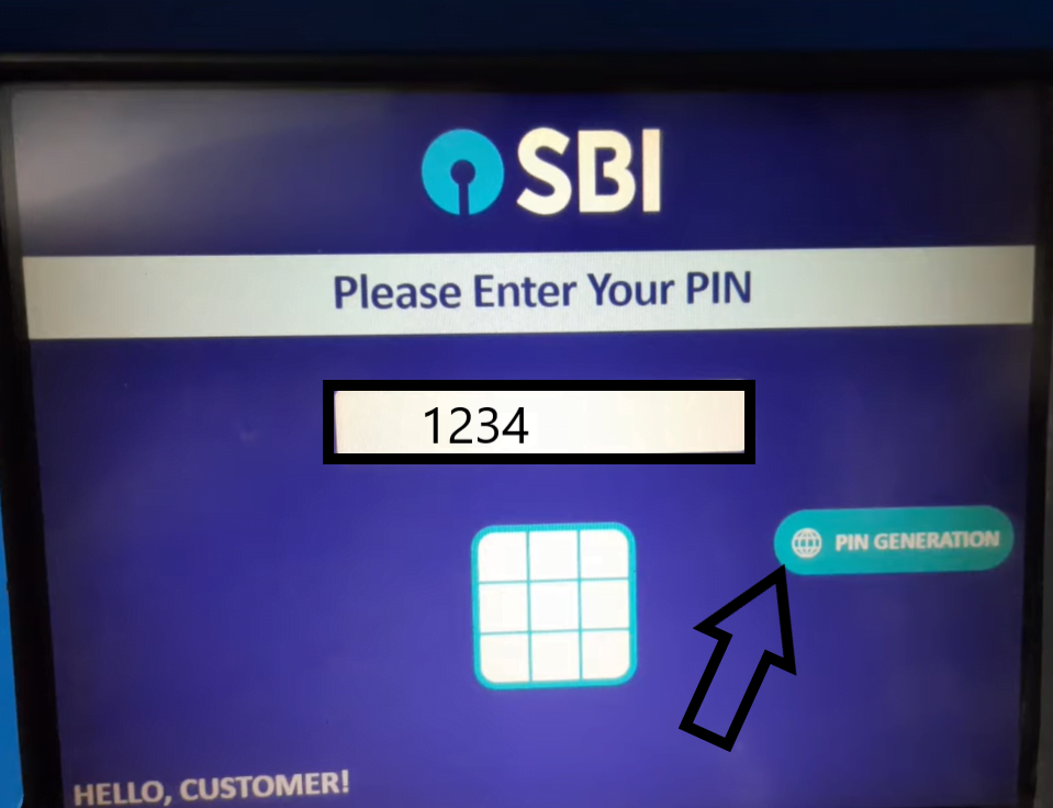 SBI debit card activation