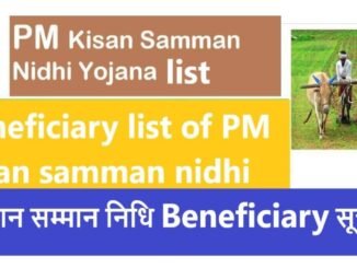 PM kisan samman nidhi list