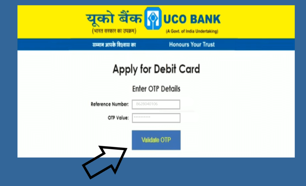 UCO bank debit card apply 