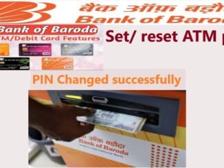 Bank of baroda ATM pin generation