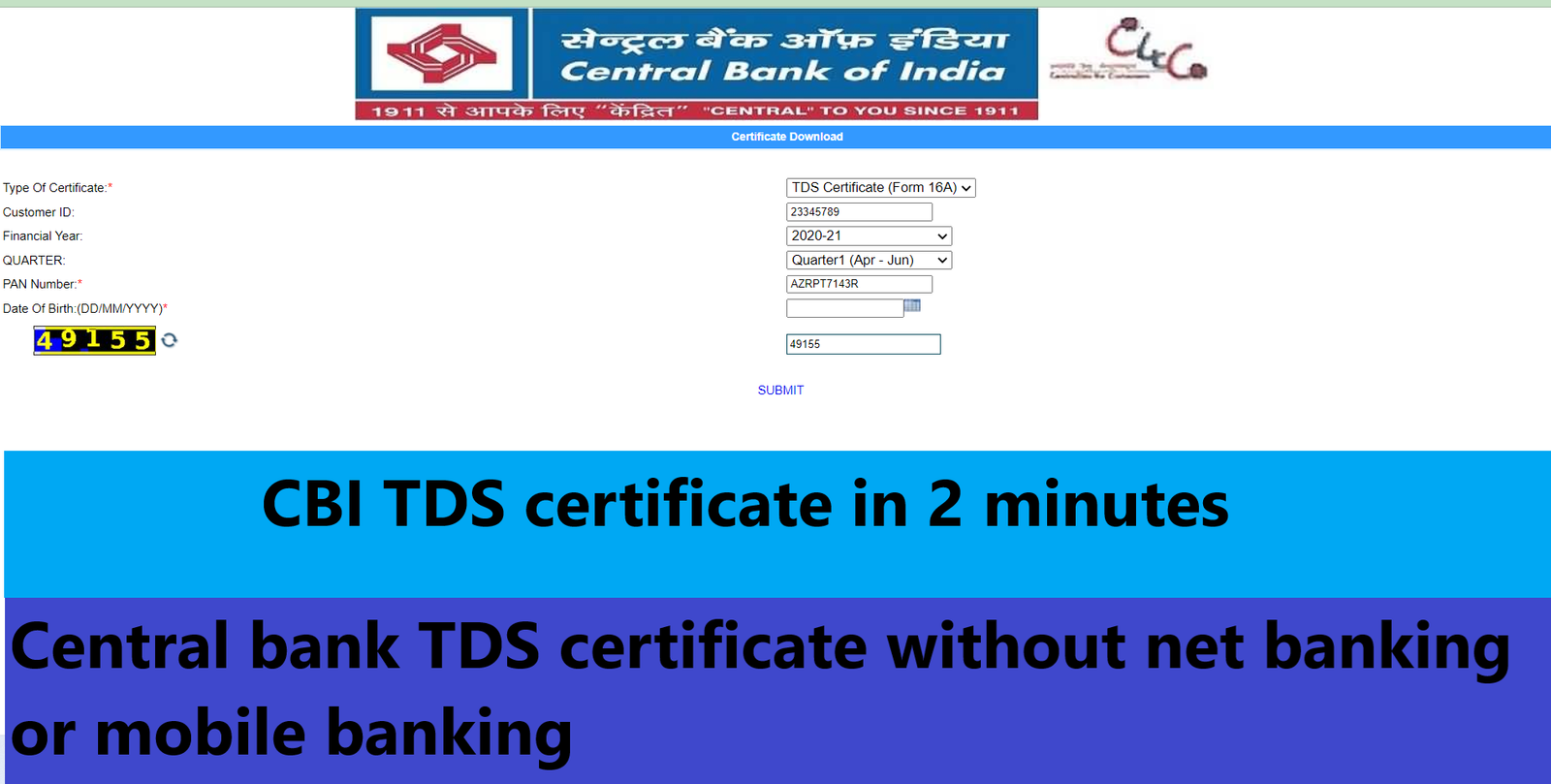 central-bank-tds-certificate-online-fundsinflux